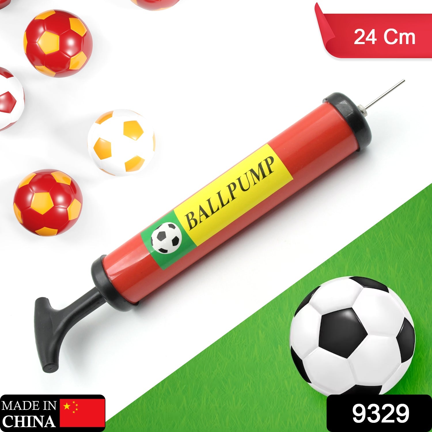 Inflator Air Ball Pump Soft Bouncing Ball Development Kids Toy, Sports Plastic Pump for Soccer, Basketball, Football, Volleyball Ball (24 CM & 33.5 Cm) Inflator Air Ball Pump Soft Bouncing Ball Development Kids Toy, Sports Plastic Pump for Soccer, Basketball, Football, Volleyball Ball (24 CM & 33.5 Cm)